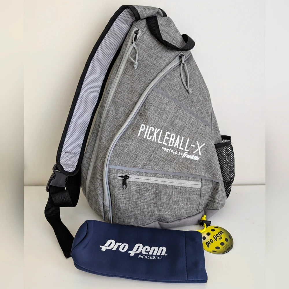 BUNDLE Franklin Sports Pickleball-X Elite Performance Sling Bag & PRO PENN Bag - Picture 1 of 16